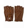 Swift racing vingerloze leren handschoenen nappa bruin