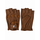 racing vingerloze leren handschoenen nappa bruin