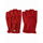 Racing fingerlose Autofahrer handschuhe Rot Leder