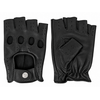 Swift Racing fingerlose Autofahrer handschuhe Schwarz Leder