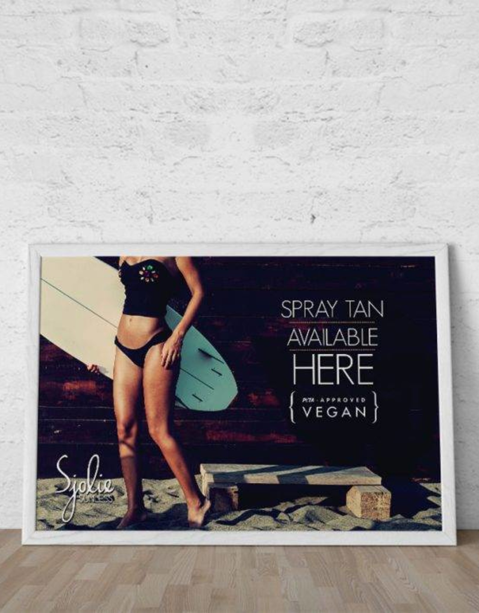 Sjolie Sjolie promotie poster A2 -Spray Tan Available Here