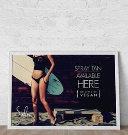 Sjolie Sjolie promotie poster A2 -Spray Tan Available Here