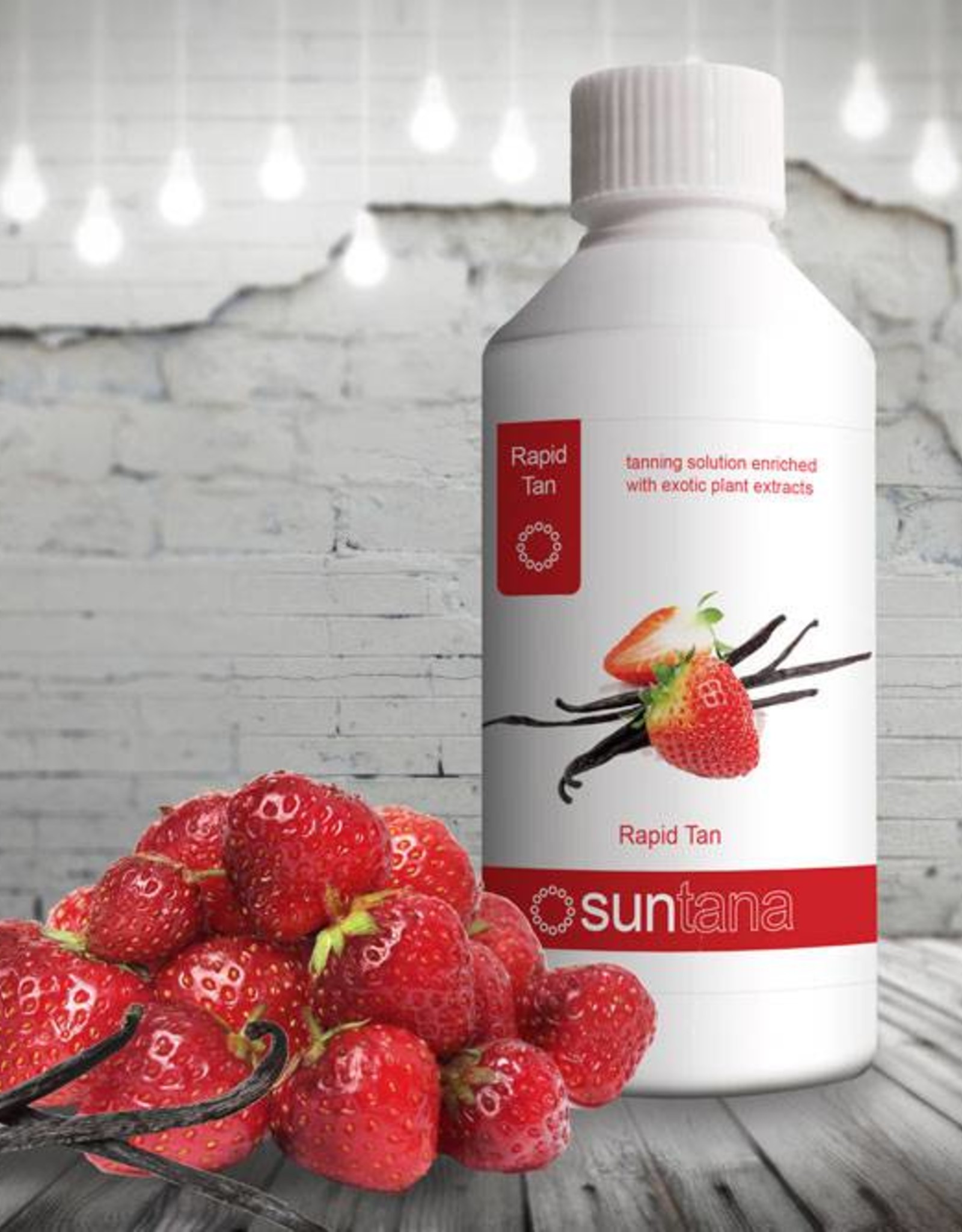 Suntana Rapid Tan Vloeistof- Snelbruiner Strawberry/Vanille