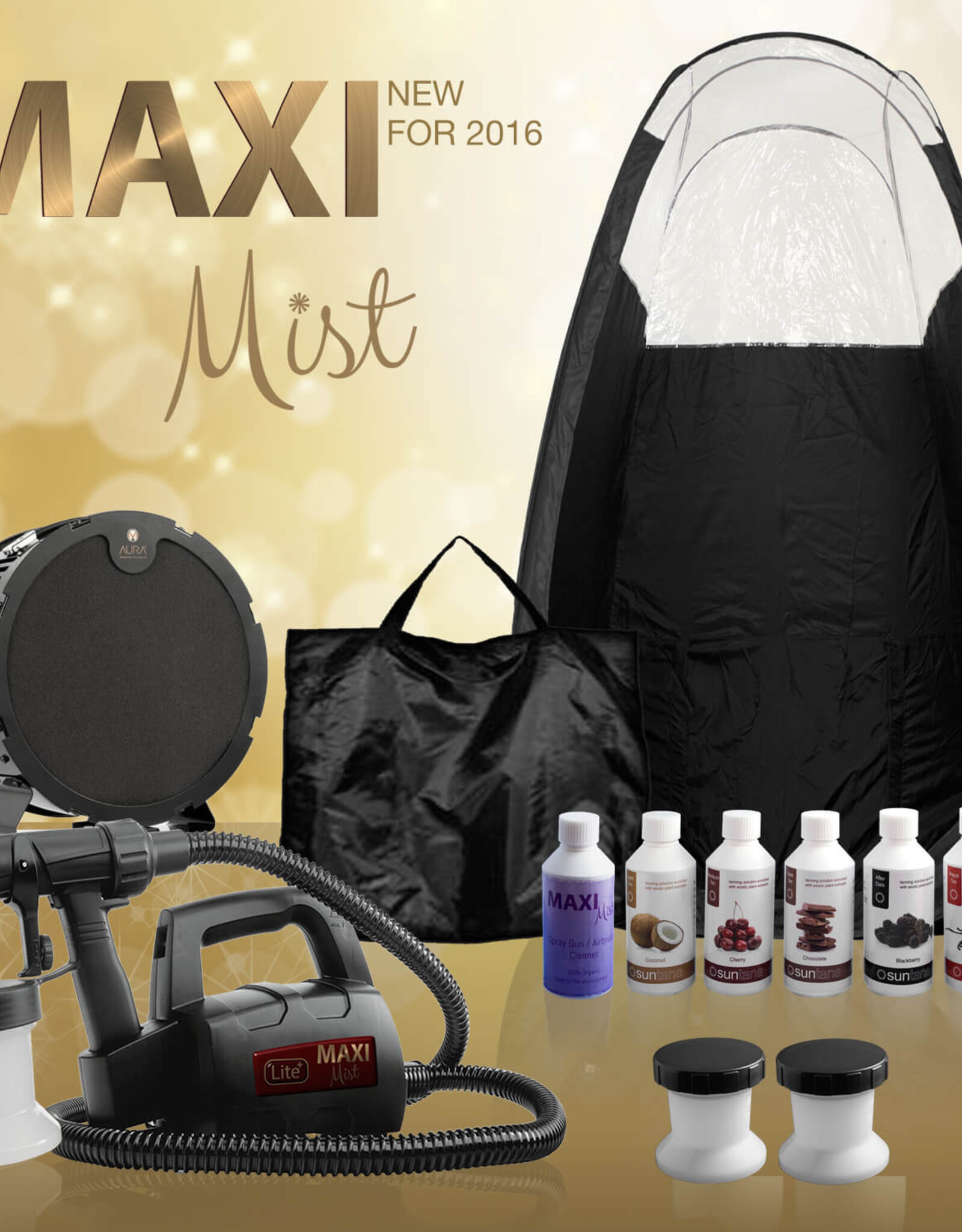 MaxiMist Starterspakket de LUXE  Maximist Lite Plus | HVLP - Spray Tan