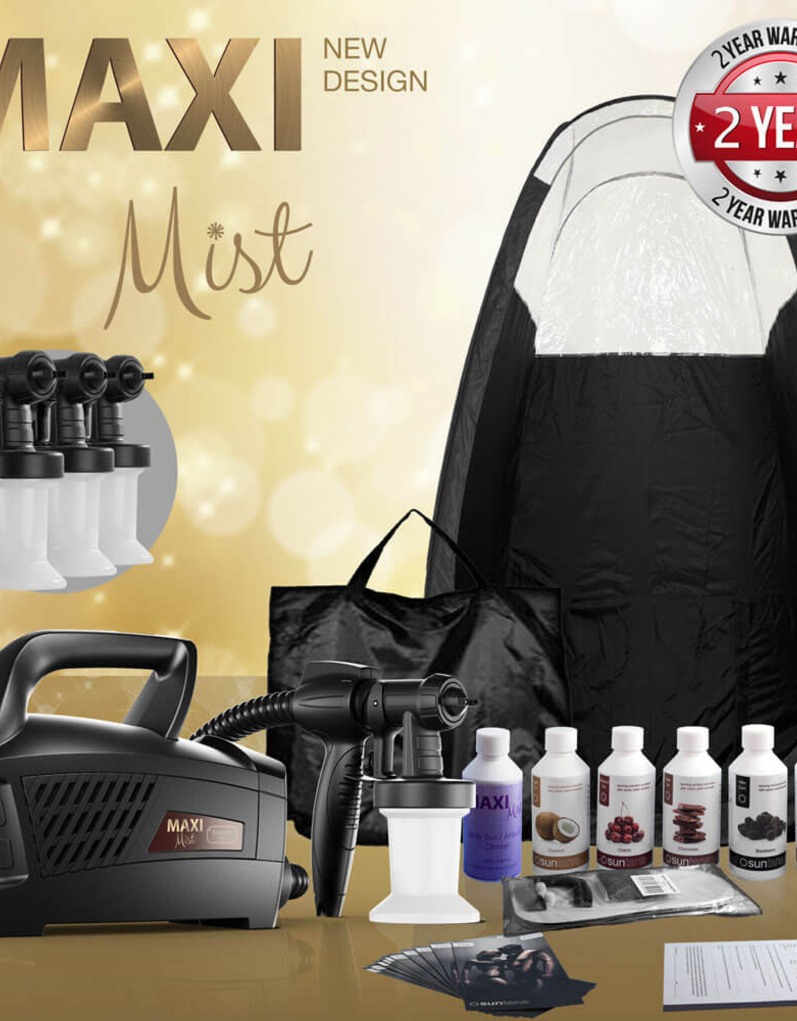 MaxiMist Starterspakket MEGA Evolution TNT MaxiMist HVLP - Spray Tan