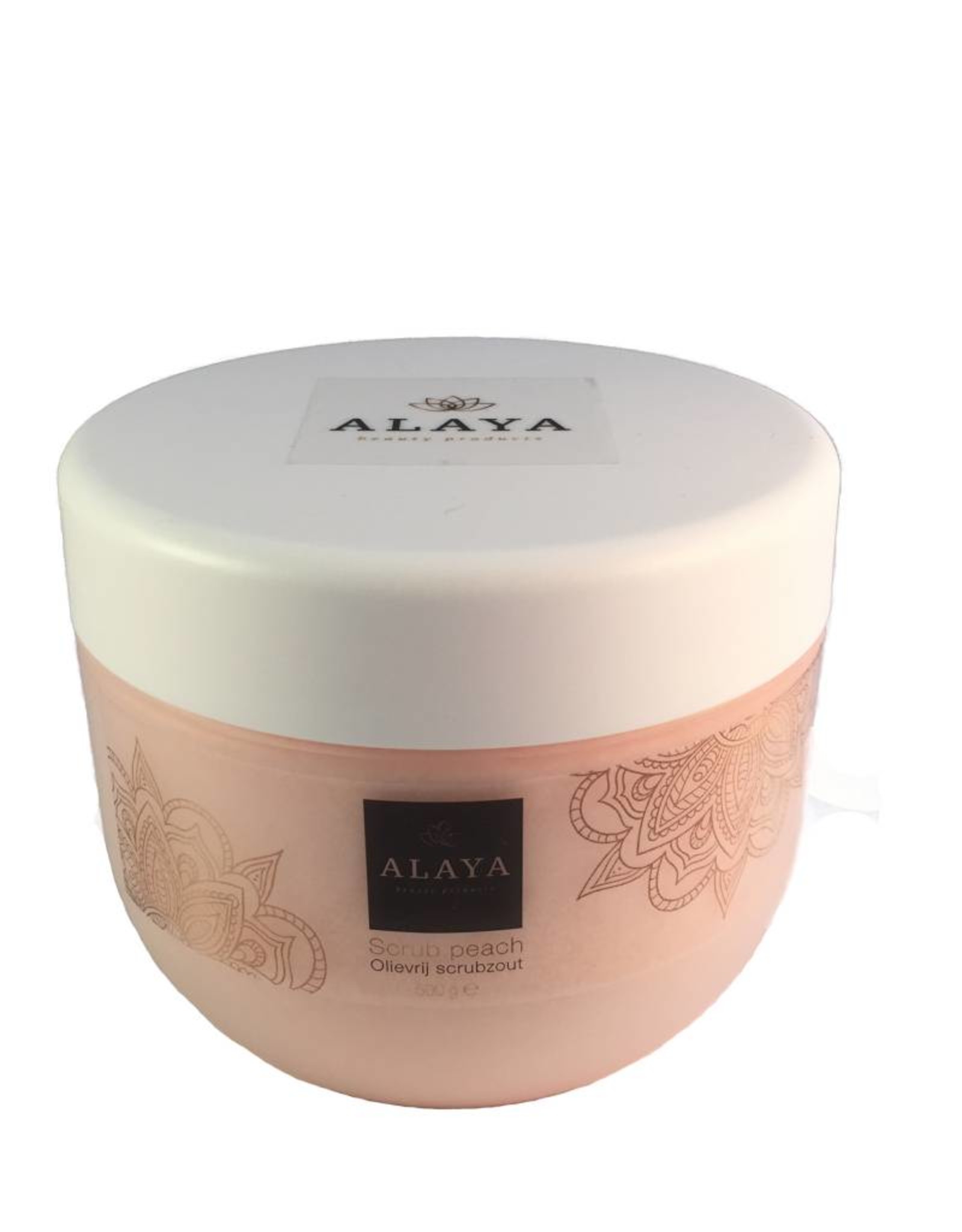 wolf Ondraaglijk Smeren Alaya olievrij peach scrubzout - Spray Tan Apparatuur en Vloeistoffen