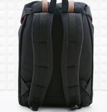 Black and brown backpack