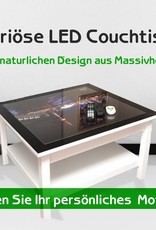 LED Couchtisch mit Leuchtmotiv