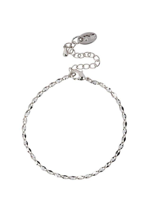 ONE DAY charity bracelet cloud wit ( plated 14k geelgoud  of  witgoud)