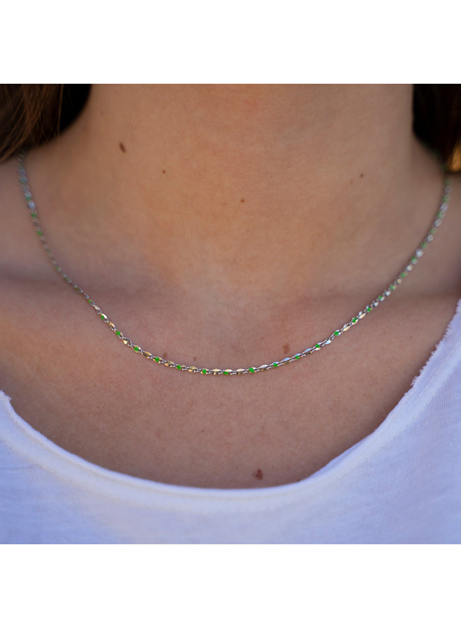 ONE DAY charity necklace green