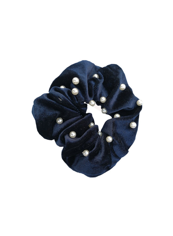 Scrunchie Pearl dark blue