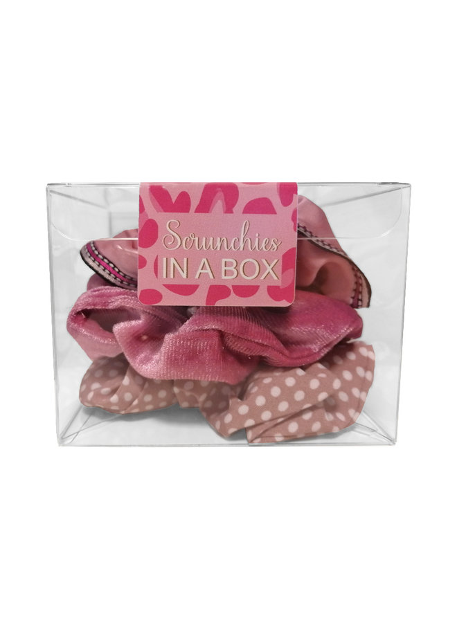 Scrunchie in a BOX pink