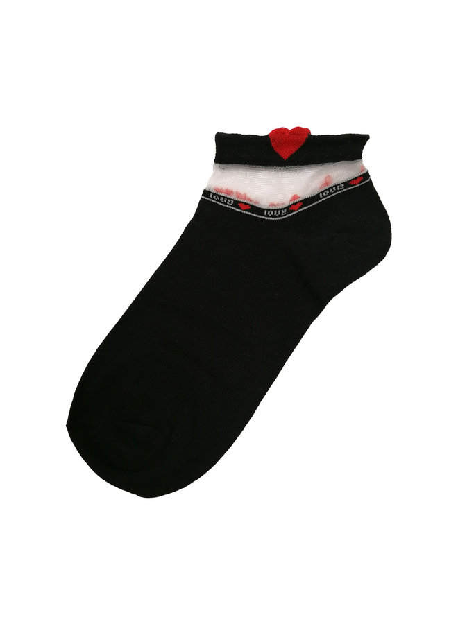 Jozemiek Sneaker sock hearts