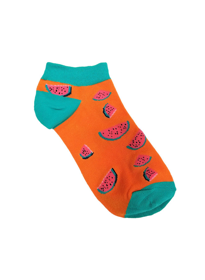 Sneaker sock Frutta -watermelon - orange