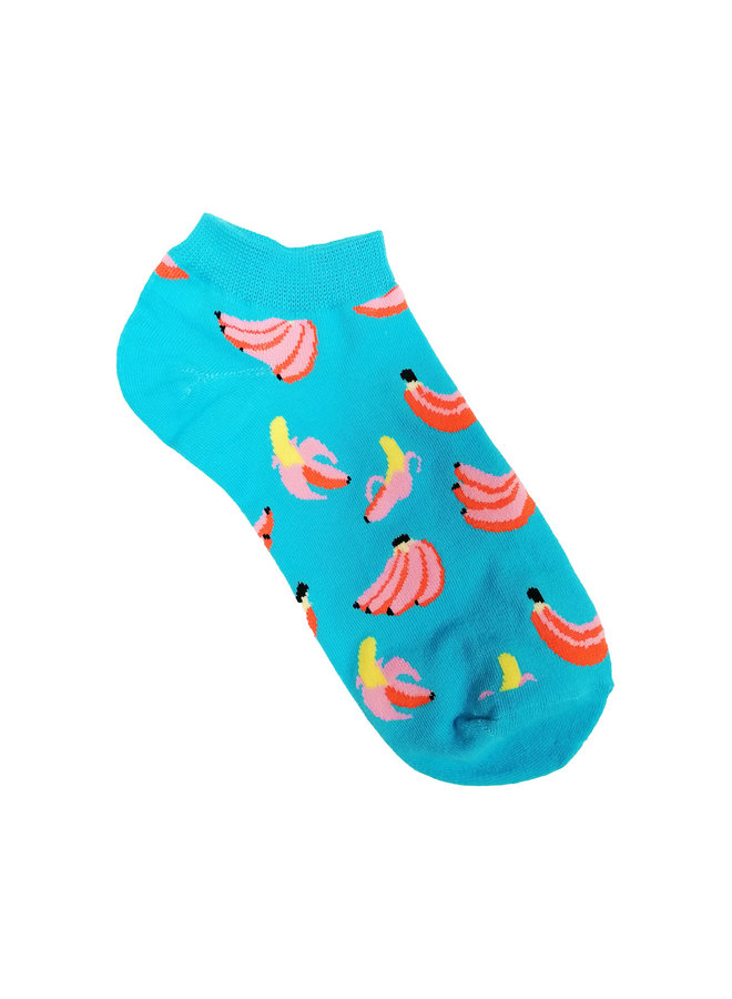 Jozemiek Sneaker sock Frutta - banana - blue