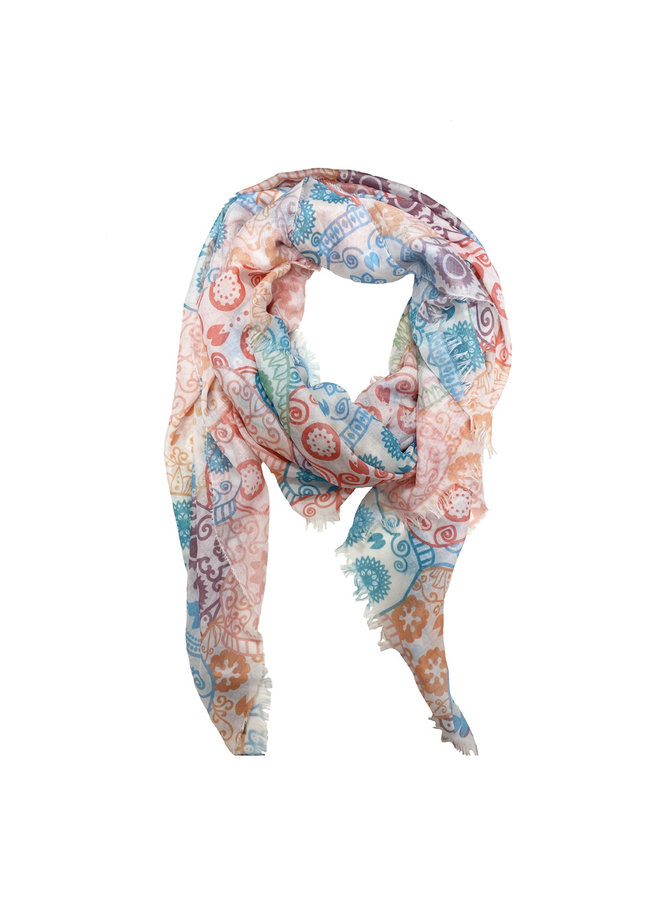 Digital print scarf - Luisa