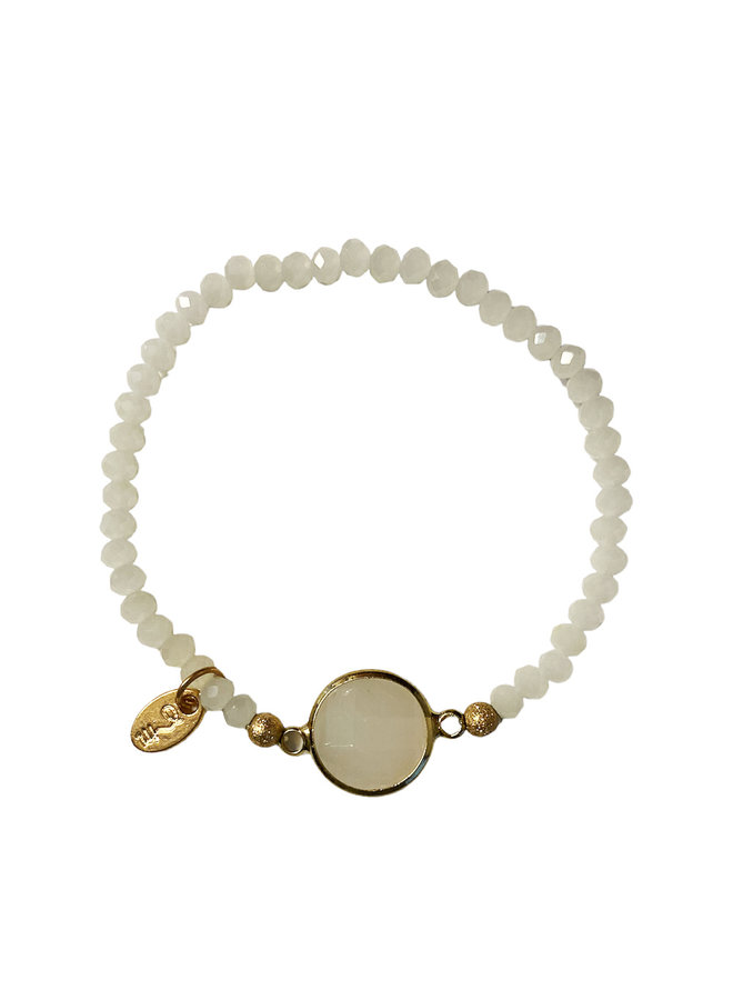 Embrace Cristal Stone bracelet - White