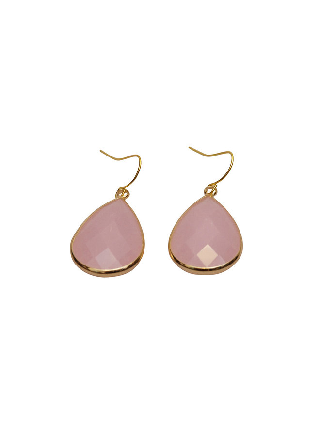 Dare to be fabulous teardrop earring Large - Pink