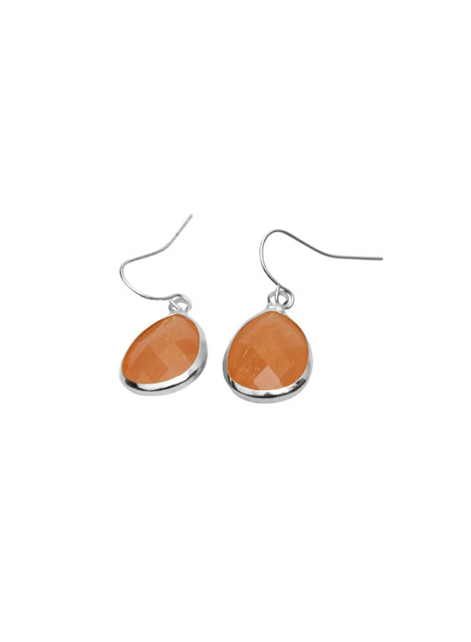 Dare to be fabulous Teardrop earring medium - Peach