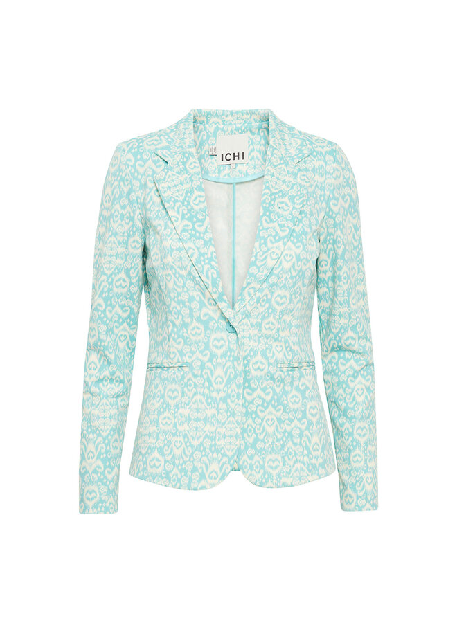 Blazer Kate Print - Nile blue Ikat