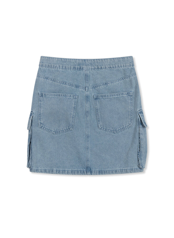 Refined Department - Denim skirt JISEL - Light blue