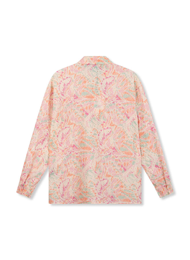 Raffinierte Abteilung – Broiderie-Bluse JAZZY – Soft Pink