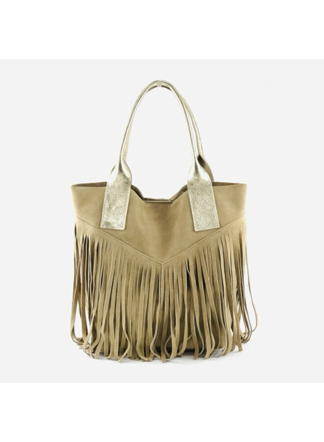 Wildledertasche Diamor - Taupe