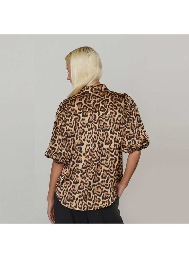 Sisters Point - Blouse ELLA - Leo leopard print