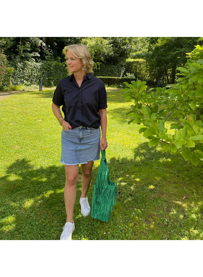 Sisters Point - Blouse NARA - Navy blauw