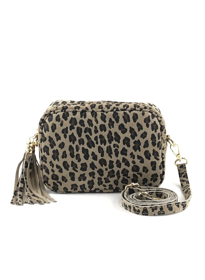 Leather bag Paris suede - Leopard