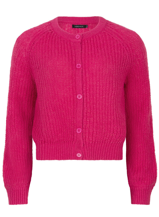 Ydence - Strickjacke Lotta - Rosa