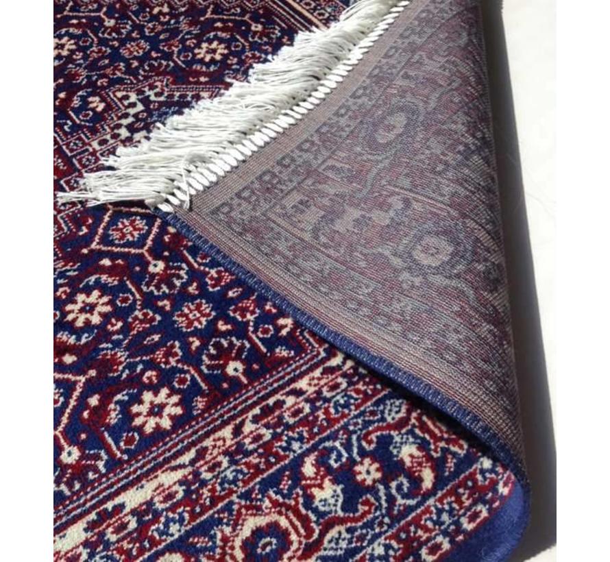 Klassiek tapijt rood/blauw