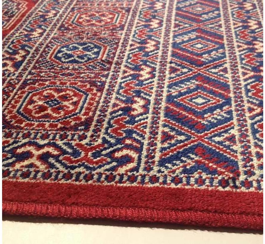 Tapis classique rouge/bleu