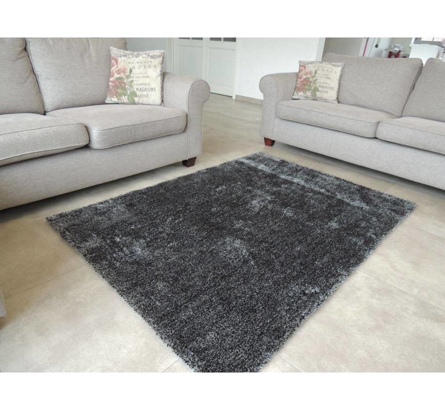 Hoogpolig tapijt antraciet luxe 20 mm