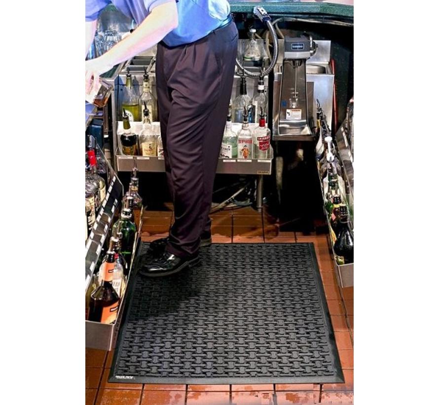 Tapis antifatigue professionnel pour les applications humides