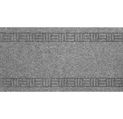 Tapis de couloir gris sur mesure, 66cm largeur