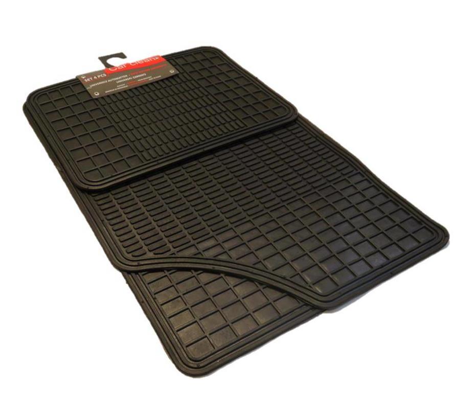 Tapis voiture en caoutchouc, set de 4 pcs