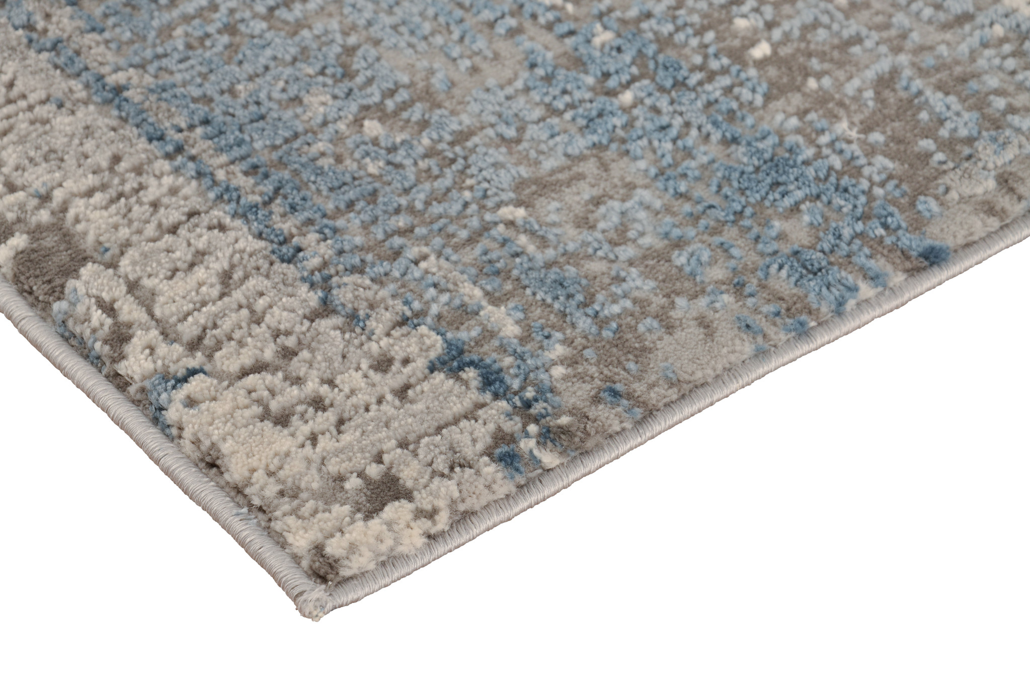 Sanctie Cyberruimte Bedrijf Modern tapijt in blauw en grijs | Onlinemattenshop