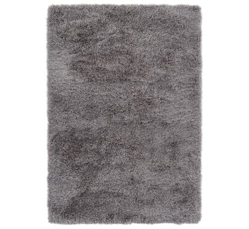 Hoe dan ook tijdelijk verwijderen Hoogpolig tapijt in polyester mix grijs | Onlinemattenshop