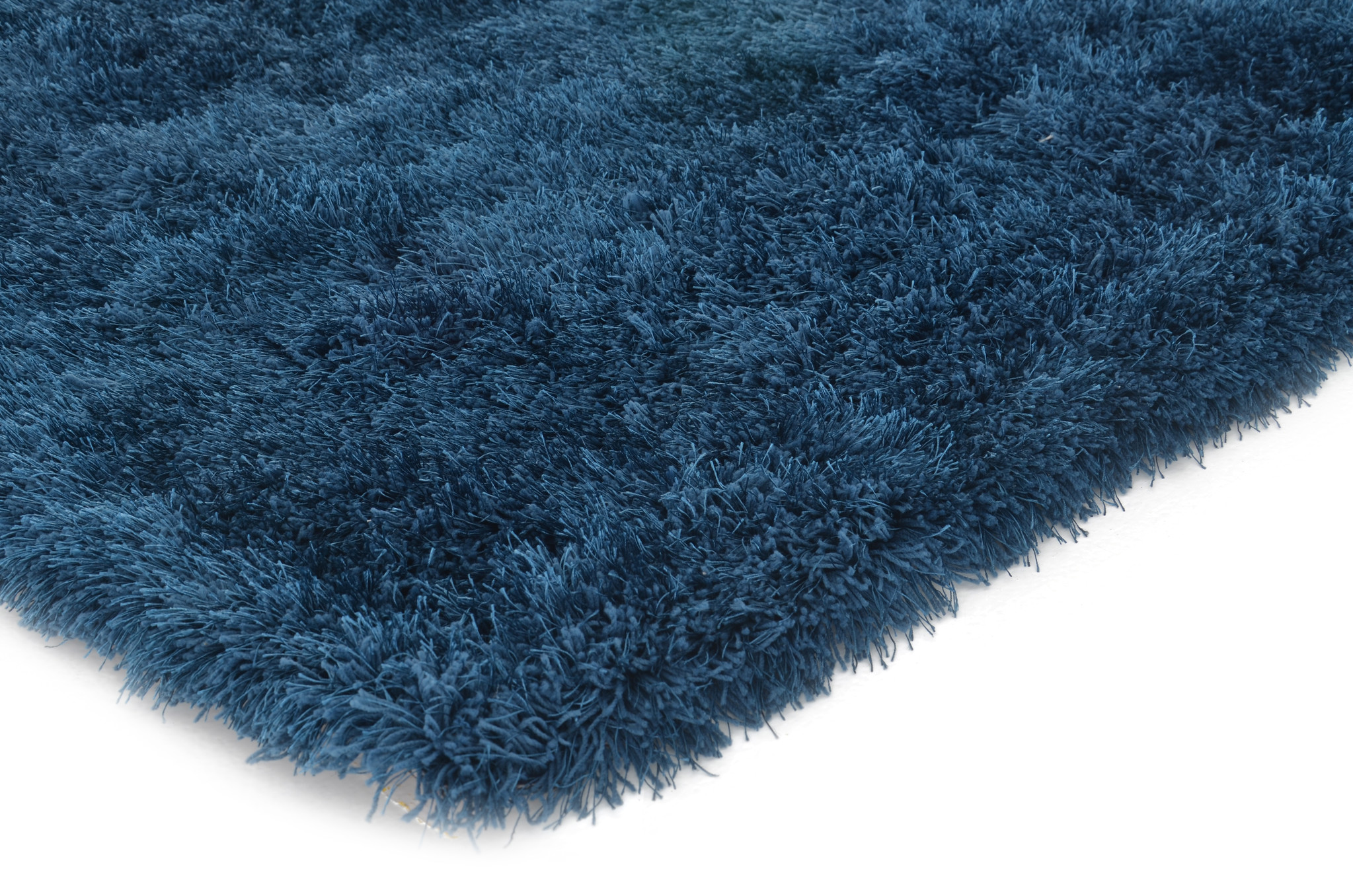 Dat Overeenkomstig met procent Hoogpolig tapijt in polyester mix blauw | Onlinemattenshop