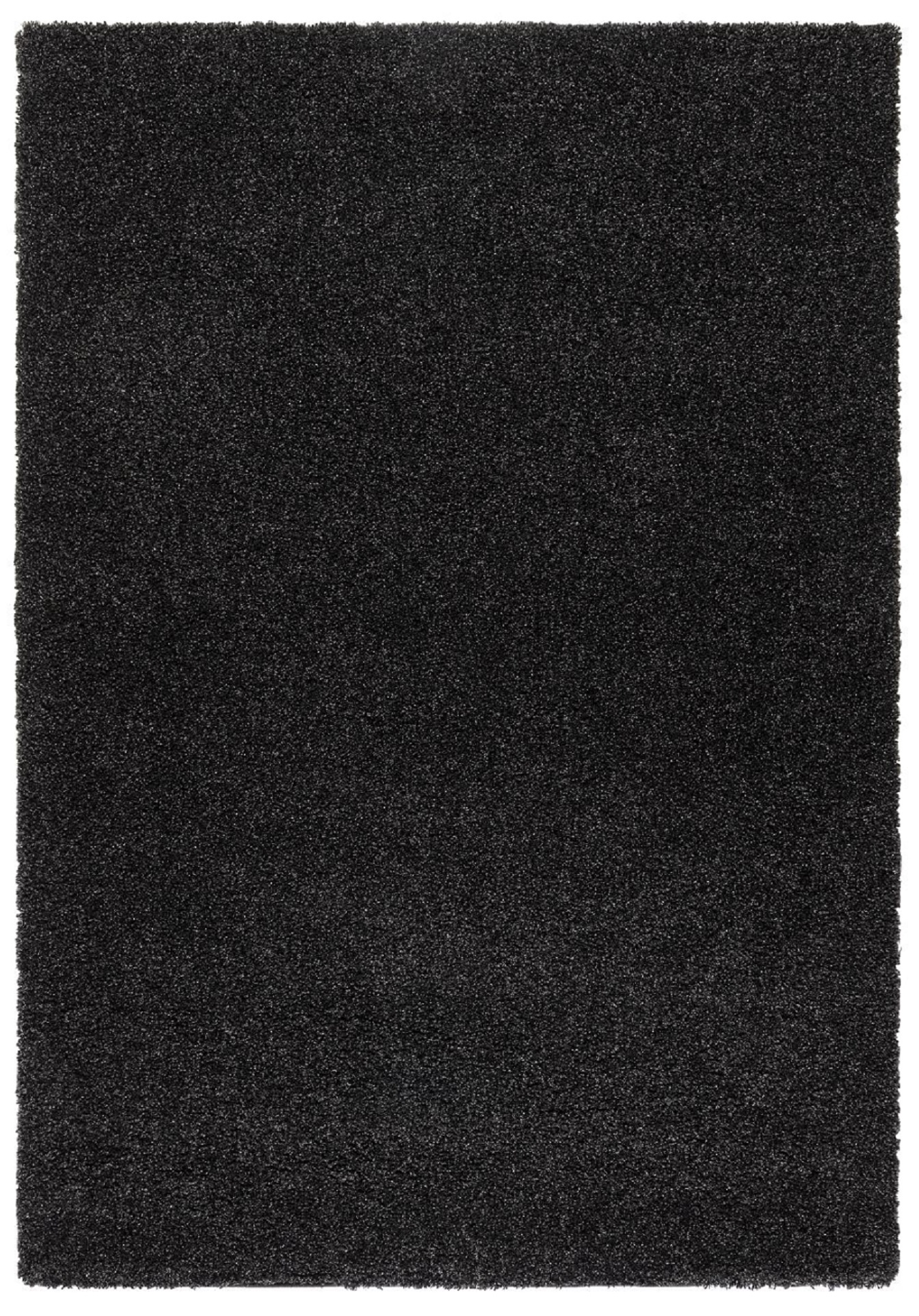 waar dan ook bladzijde Door Hoogpolig tapijt zwart 30 mm | Onlinemattenshop