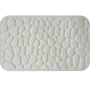 Badmat memoryfoam ivoor dessin keien