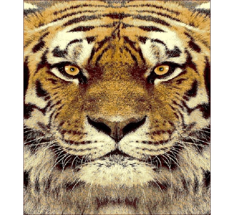 Modern tapijt met tijger