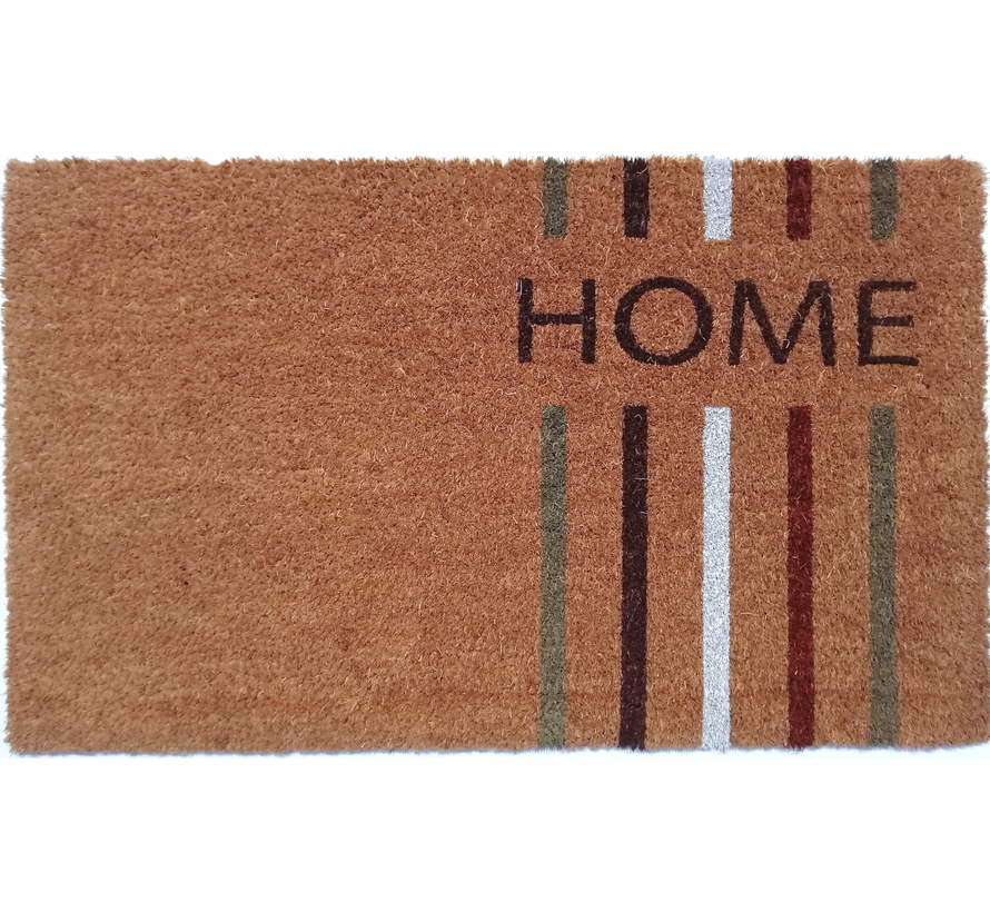 Tapis coco imprimé Home