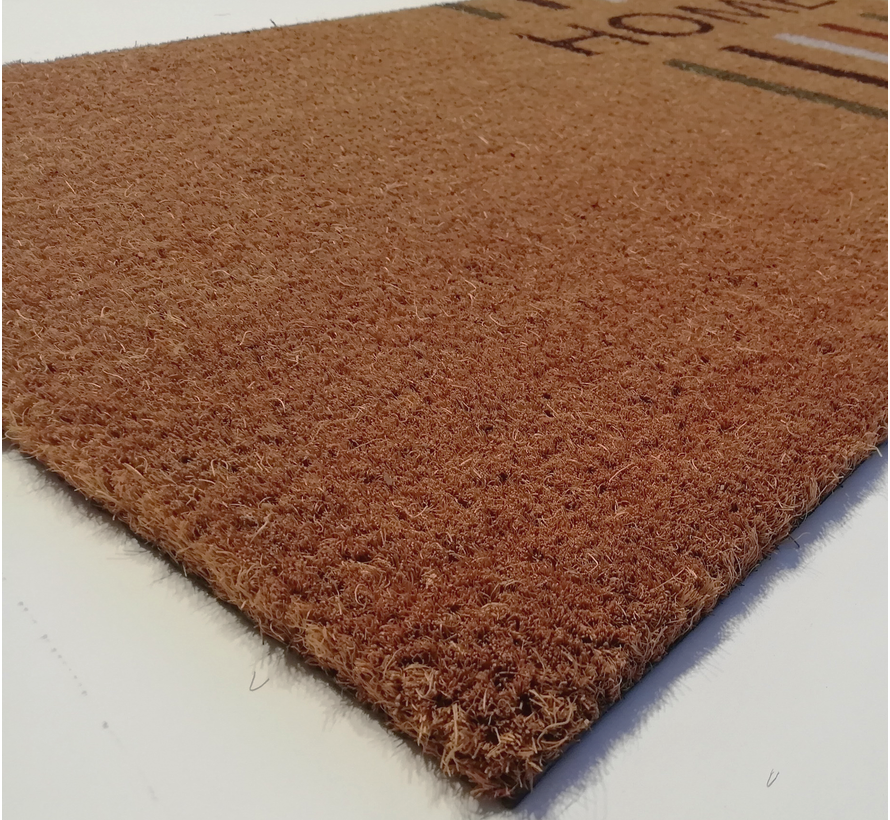 Tapis coco imprimé Home