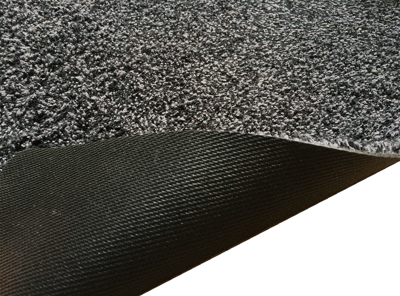 Voorloper Springplank gezond verstand Katoenen droogloopmat op maat zwart 78cm, ecologisch | Onlinemattenshop