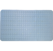 Antislip rubberen badmat, blauw