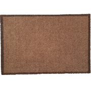 Tapis d'entrée absorbant et écologique, brun