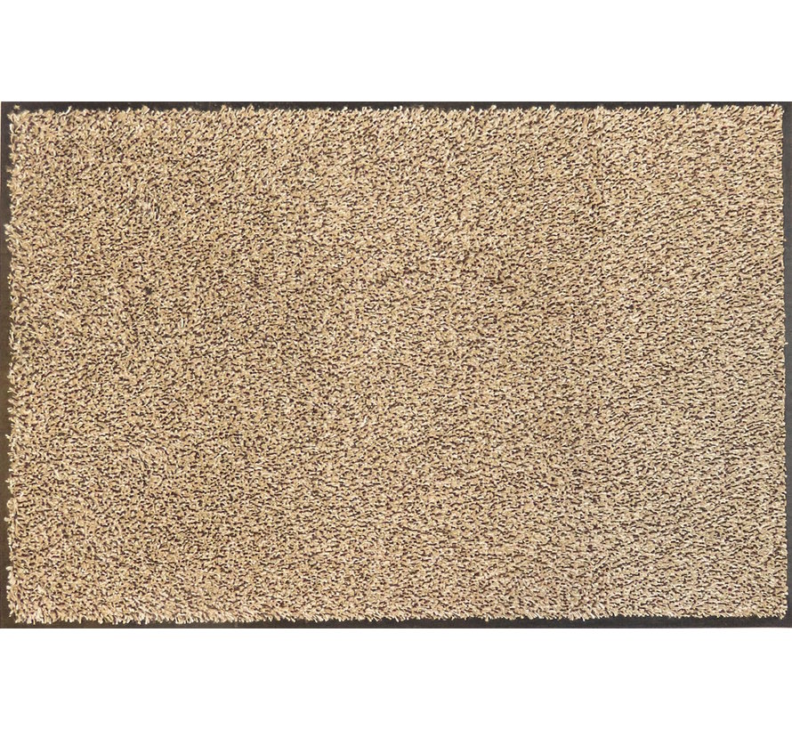 Tapis d'entrée écologique en coton, beige