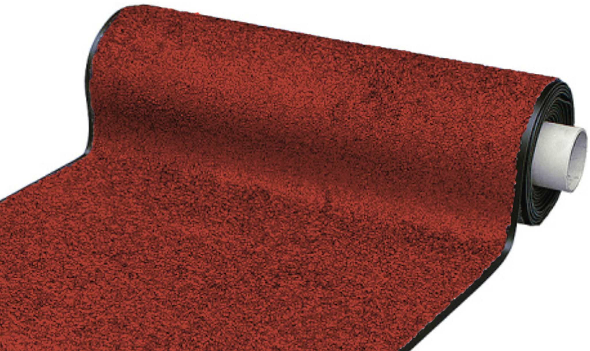 Droogloopmat op maat rood, 120 cm Onlinemattenshop